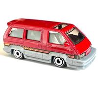 Hot Wheels - 1986 Toyota Van - HW J-Imports 7/10 - HCT15 - Short Card - Rojo oscuro - Mattel 2022