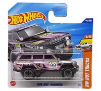 Hot Wheels - 1988 Jeep Wagoneer - HW Hot Trucks 5/10 - HYW95 - Short Card - BFGoodrich - Lila metallic - Mattel 2025-1:64