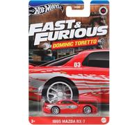 Hot Wheels 1995 Mazda RX 7, Fast & Furious 1/5 [Rojo]