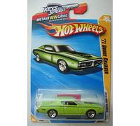 Hot Wheels 2010 Nuevos modelos 36/44, verde '71 Dodge Charger 36/240 tarjetas de velocidad