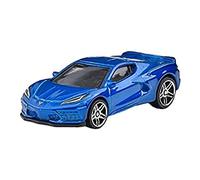 Hot Wheels - 2020 Corvette - Factory Fresh 3/10 - HCW39 - Short Card - GM - Azul metálico - Mattel 2022