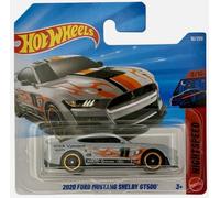 Hot Wheels - 2020 Ford Mustang Shelby GT500 - Nightspeed 2/20 - JJH87 - Tarjeta corta - Coche deportivo gris y naranja a escala 1:64 - Mattel 2026