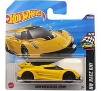 Hot Wheels 2020 Koenigsegg Jesko HW Race Day 5/10 (125/250) HYY66 Short Card 2025 + Protector Short Card