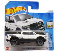 Hot Wheels - 2020 RAM 1500 Rebel - Factory Fresh 3/10 - HTC52 - Short Card - Pickup Truck - Blanco - Mattel 2024