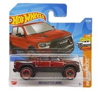 Hot Wheels - 2020 Ram 1500 Rebel - HW Hot Truck 1/10 - HCX93 - Short Card - Dodge - rojo oscuro - Mattel 2022