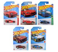 Hot Wheels 2022 - Juego de 5 vehículos fundidos a presión de L2593-977M con Toyota Supra, Honda y más