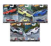 Hot Wheels 2022 Premium Car Culture Mountain Drifters Release Complete Set of 5 Diecast Vehicles