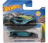 Hot Wheels - 2024 Aston Martin Vantage GT3 - Exoticars 9/10 - JJH55 - Tarjeta corta - Superdeportivo turquesa - Mattel 2026 (125/250) - 1:64