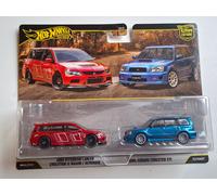 Hot Wheels 2026 paquete de 2 2005 Mitsubishi Lancer Evolution 2004 Subaru (CT12)
