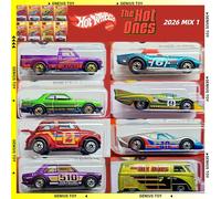 Hot Wheels 2026 The Hot Ones Mazda Corvette Nissan Porsche Fiat Ford Volkswagen Datsun 1:64 Coches de Juguete de Metal Fundido a Presión a Escala 1:64 Mazda REPU