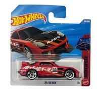 Hot Wheels - 24/Seven - Nightspeed 6/10 - JJJ09 - Short Card - Coche de carreras rojo - rojo - Mattel 2026 - 1:64 - Modelo de fantasía