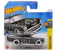 Hot Wheels - ´57 Chevy - HW Art Cars 6/10 - HTB75 - Short Card - Crucigrama Design - GM - Mattel 2024 - 1:64