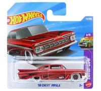 Hot Wheels - '59 Chevy Impala - Layin' Low 2/5 - JJJ15 - Short Card - Lowrider Custom 44/250 - Modelo de licencia - Mattel 2026-1:64