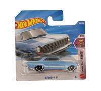 Hot Wheels - '63 Chevy II - Compact Kings 8/10 - JJK31 - Short Card - Azul claro - Mattel 2026 (193/250) - Licencia Chevrolet Coupé - 1:64 - Modelo oficial