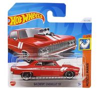 Hot Wheels - ´64 Chevy Chevelle - Muscle Mania 2/5 - HTC58 - Short Card - Chevrolet - GM - rojo - Mattel 2024-1:64
