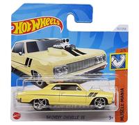 Hot Wheels - ´64 Chevy Chevelle SS - Muscle Mania 2/5 - HTD79 - Short Card - GM Chevrolet - Amarillo metálico - Mattel 2024 - 1:64