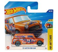 Hot Wheels - ´67 Austin Mini Van - HW Art Cars 10/10 - JBB00 - Short Card - Orange - Mattel 2025-1:64