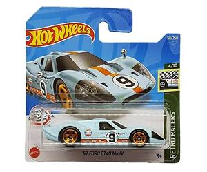 Hot Wheels - ´67 Ford GT40 Mk. IV - Retro Racers 4/10 - HCT72 - Short Card - Gulf - Ryu's Rides - Mattel 2022