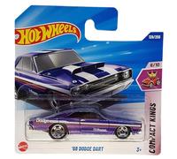 Hot Wheels - ´68 Dodge Dart - Compact Kings 6/10 - HYY70 - Short Card - Mopar - violeta metálico - Mattel 2025-1:64