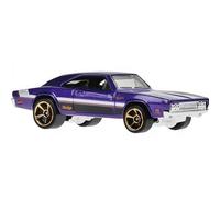 Hot Wheels - ´69 Dodge Charger 500 - Then and Now 8/10 - HKJ46 - Short Card - Purple metallic - Mattel 2023 - 1:64