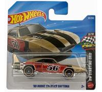 Hot Wheels - '69 Dodge Charger Daytona - HW Starting Grid 2/10 - JJH97 - Short Card - Muscle Car dorado a escala 1:64 - Mattel 2026 - Modelo de licencia
