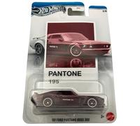 Hot Wheels - '69 Ford Mustang BOSS 302 - JKY48 - Silver Series 2/6 - Pantone 195 - Premium Card - burdeos - Modelo oficial de licencia - Mattel 2026-1:64 - Pantone Color Edition