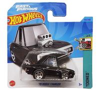 Hot Wheels - ´70 Dodge Charger - Tooned 2/5 - HKG57 - Short Card - Fast & Furious - Negro - Mattel 2023