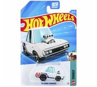 Hot Wheels - '70 Dodge Charger Tooned - Tooned 4/5 - JJK26 - Short Card - White - Mattel 2026 (188/250) - Muscle Car Comic Version - 1:64 - Licencia Oficial
