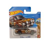 Hot Wheels - '70 Ford Escort RS1600 - JJK08 - HW Dirt 3/10 - Tarjeta corta - Marrón y dorado - Modelo oficial - Acabado clásico de carreras - Mattel 2026 (161/250) - 1:64