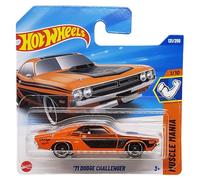 Hot Wheels - ´71 Dodge Challenger - Muscle Mania 1/10 - HYY79 - Short Card - Orange - Mattel 2025-1:64