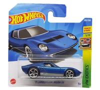 Hot Wheels - ´71 Lamborghini Miura SV - HW Exotics 5/10 - HCX02 - Short Card - Track Stars - Azul metálico - Mattel 2022