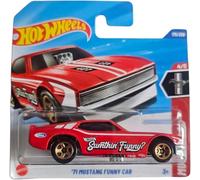 Hot Wheels - ´71 Mustang Funny Car - Mustang 60th 4/5 - JBB04 - Short Card - Ford - Good Year - Mattel 2025-1:64