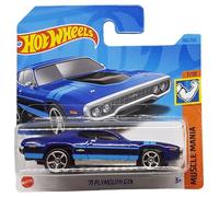 Hot Wheels - ´71 Plymouth GTX - Muscle Mania 7/10 - HKK91 - Short Card - Chrysler - Azul - Mattel 2023