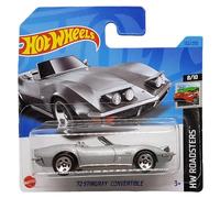 Hot Wheels - ´72 Stingray Convertible - HW Roadsters 8/10 - HKK12 - Short Card - GM - Plata metálica - Mattel 2023 - 1:64