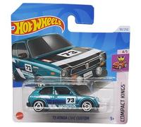 Hot Wheels - ´73 Honda Civic Custom - Compact Kings 4/5 - HTD62 - Short Card - Motul - Turquesa metálica - Mattel 2024-1:64