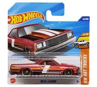 Hot Wheels - ´80 EL Camino - HW Hot Trucks 4/10 - HYW94 - Short Card - GM - Rojo oscuro - Mattel 2025-1:64