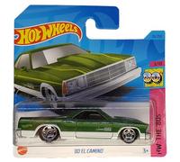 Hot Wheels - ´80 EL Camino - HW The ´80s 3/10 - HKJ61 - Short Card - GM - Verde oscuro metálico - Mattel 2023 - 1:64