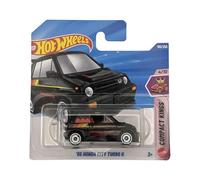 Hot Wheels - '85 Honda City Turbo II - JJJ66 - Compact Kings 4/10 - Short Card - Negro - Modelo oficial de licencia - City-Flitzer - Mattel 2026 (105/250) - 1:64