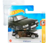 Hot Wheels '87 Audi Quattro HW Turbo 2/5 (102/250) HTD24 Negro 2024 + Protector Short Card Frikimonkey