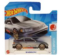 Hot Wheels - ´88 Honda CR-X - HW J-Imports 10/10 - HKJ17 - Short Card - gris metálico - Mattel 2023