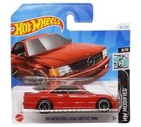 Hot Wheels - ´89 Mercedes-Benz 560 SEC AMG - HW Modified 8/10 - HTB70 - Short Card - Rojo - Mattel 2024-1:64