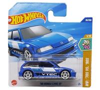 Hot Wheels - ´90 Honda Civic EF - HW: ´70s VS. ´90s 1/10 - HYW81 - Short Card - VTEC - Azul - Mattel 2025-1:64