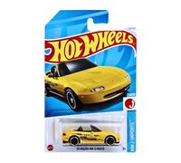 Hot Wheels - ´91 Mazda MX-5 Miata - HW J-Imports 6/10 - HTD80 - Short Card - Amarillo - Mattel 2024 - 1:64