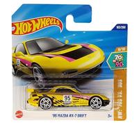 Hot Wheels - ´95 Mazda RX-7 Drift - HW: ´70s vs. ´90s 9/10 - HYY95 - Short Card - Amarillo - Mattel 2025-1:64