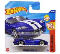 Hot Wheels - ´96 Dodge Viper GTS - Then and Now 4/10 - HYW50 - Short Card - Azul oscuro - Mattel 2025-1:64