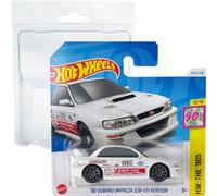 Hot Wheels '98 Subaru Impreza 22b-STI Version HW: The 90's 10/10 (244/250) HTB12 Short Card 2024 + Protector Short Card