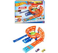 Hot Wheels Action Choque en la Pista para Coches de Juguete con lanzadores y 2 vehículos, Juguete +6 años (Mattel HTK17)