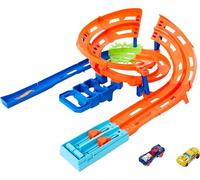 Hot Wheels Pista Action Choque – con lanzadores y 2 vehículos +6 años (Mattel HTK17)