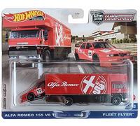 Hot Wheels Alfa Romeo 155 V6 Ti Fleet Flyer, Team Transport #53