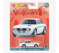 Hot Wheels Alfa Romeo Giulai Sprint GTA, Car Culture Spettacolare 5/5 [Blanco]